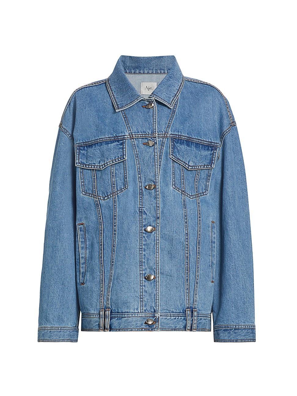 Womens Aradia Oversized Denim Jacket Product Image