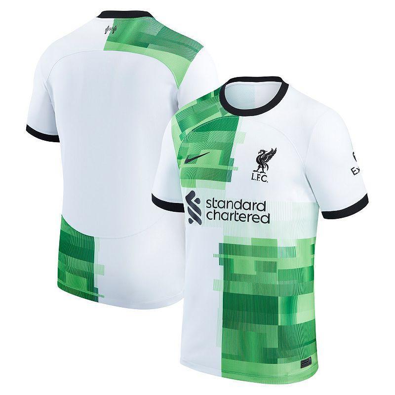 Mens Nike White Liverpool 2023/24 Away Replica Jersey - White Product Image