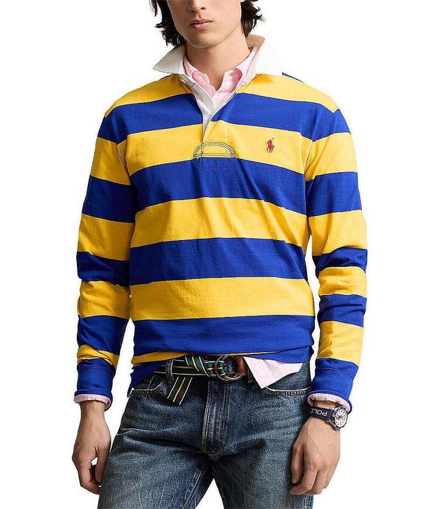 Polo Ralph Lauren Classic Fit Striped Long Sleeve Rugby Shirt Product Image