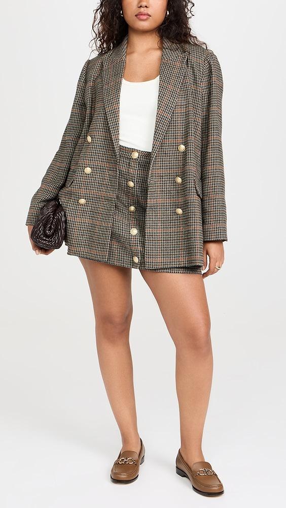 L'AGENCE Aimee Relaxed Double Breast Blazer | Shopbop Product Image