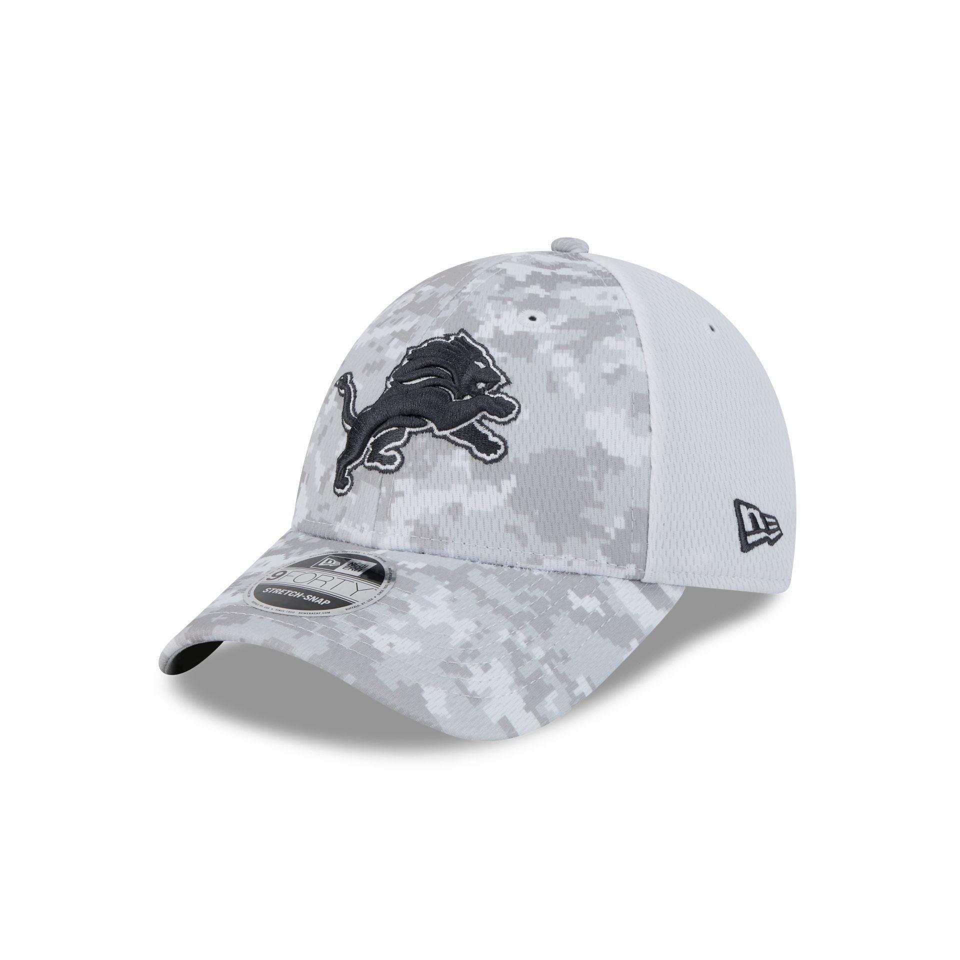 Detroit Lions 2024 Salute to Service 9FORTY Stretch-Snap Hat Male Product Image