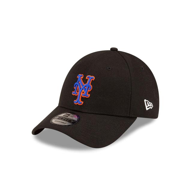 New York Mets The League Alt Black 9FORTY Adjustable Hat Male Product Image