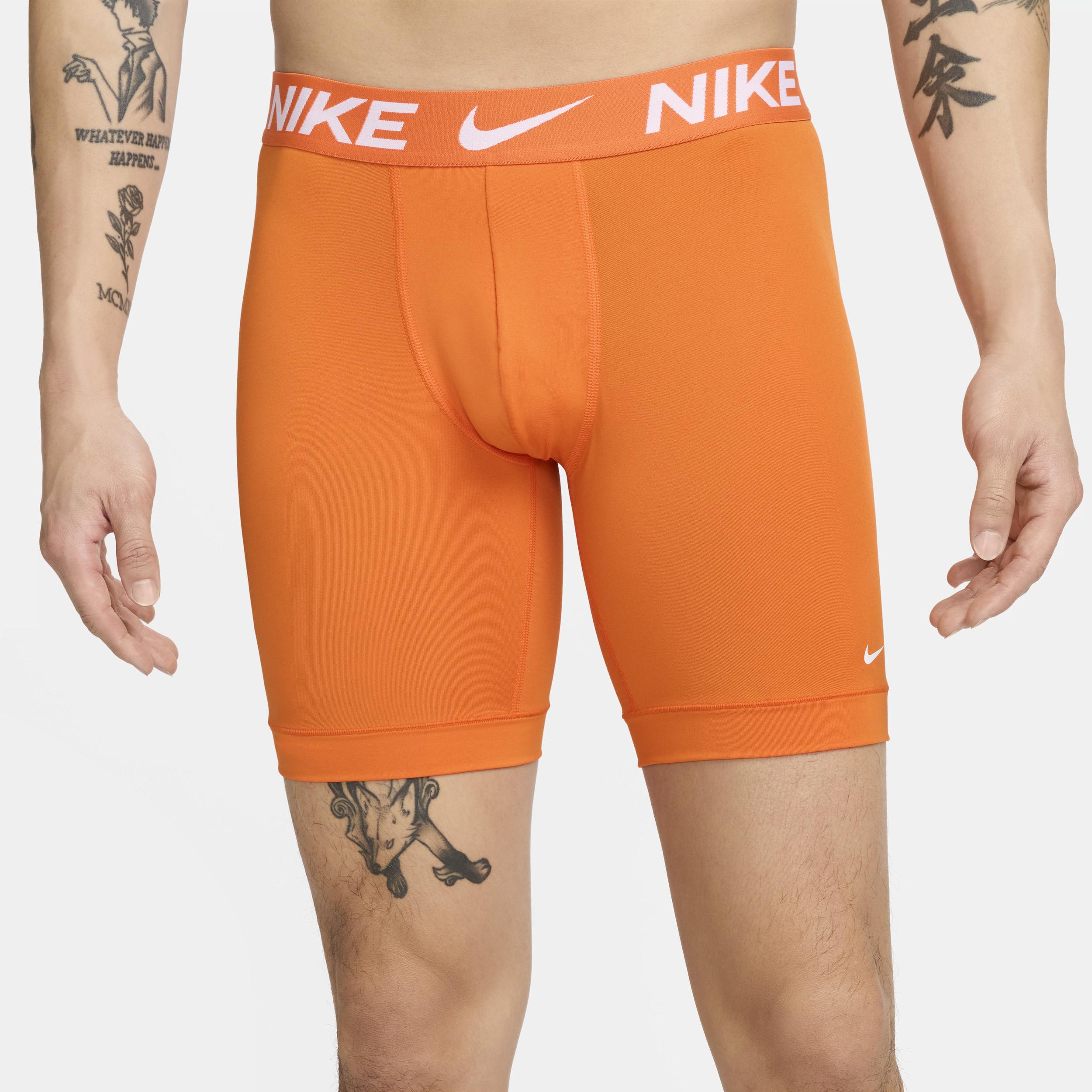 Nike Mens Dri-FIT Essential Micro Long Boxer Briefs (3-Pack) Product Image