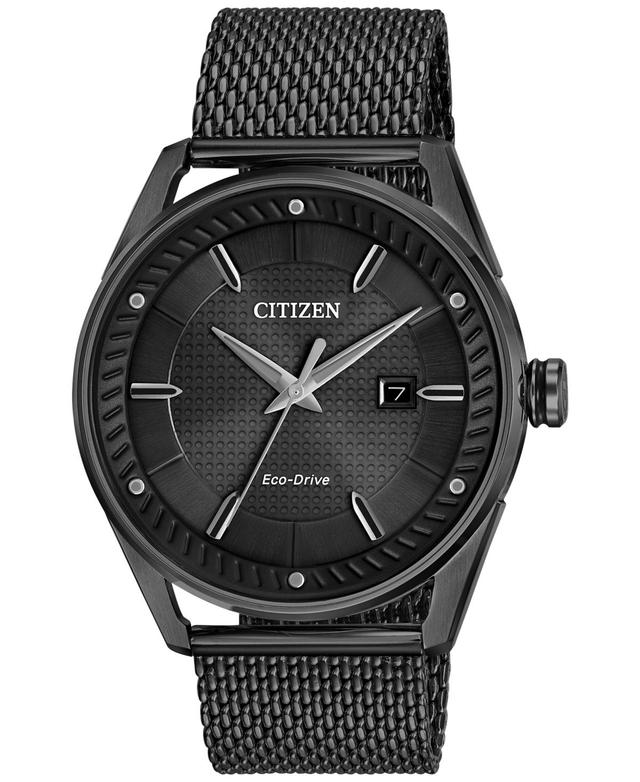 Citizen Drive Black Dial Black Ion-plated Mesh Mens Watch BM6988-57E Mens at Urban Outfitters Product Image