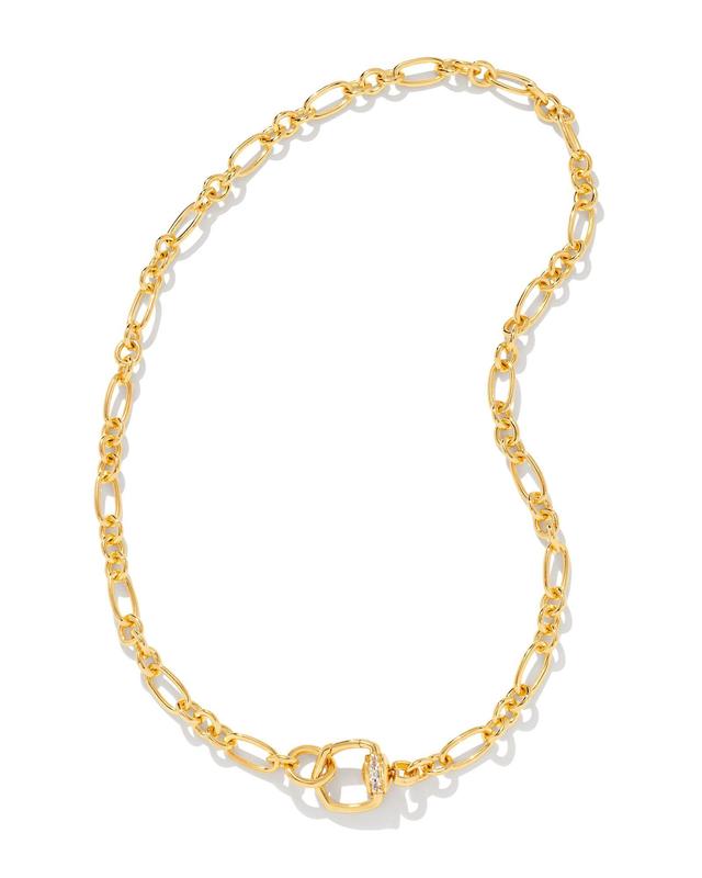 Scott Josephine 18k Gold Vermeil Chain Necklace in White Sapphire Product Image