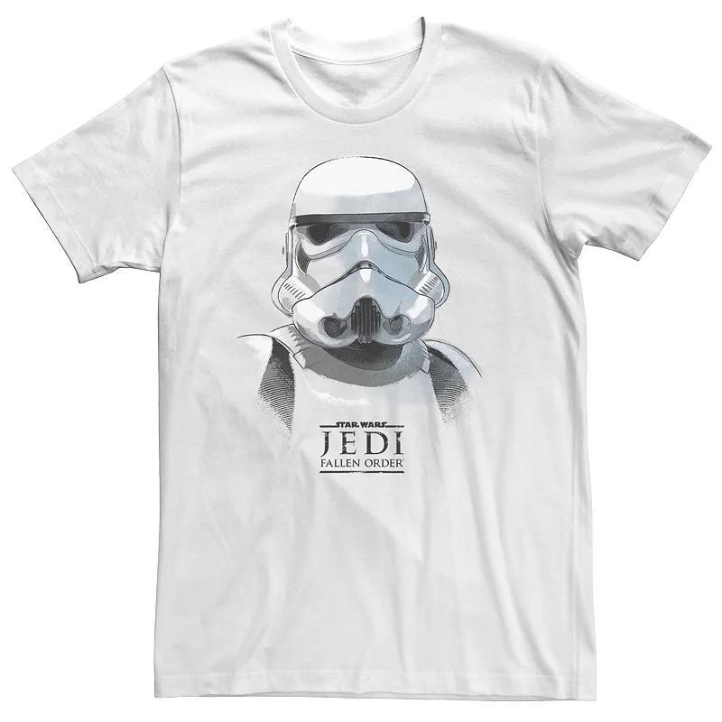 Big & Tall Star Wars Jedi: Fallen Order Stormtrooper Portrait Tee, Mens Product Image