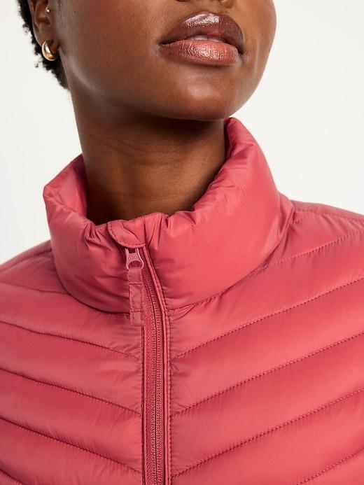 Water-Resistant Narrow-Channel Puffer Jacket Product Image