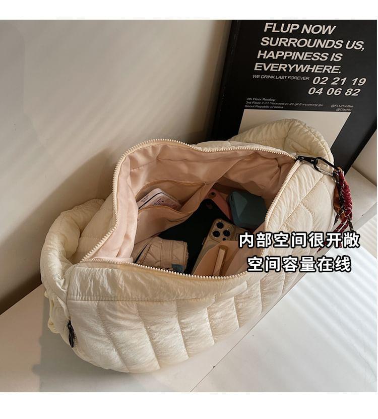 Plain Ribbed Tote Bag Product Image