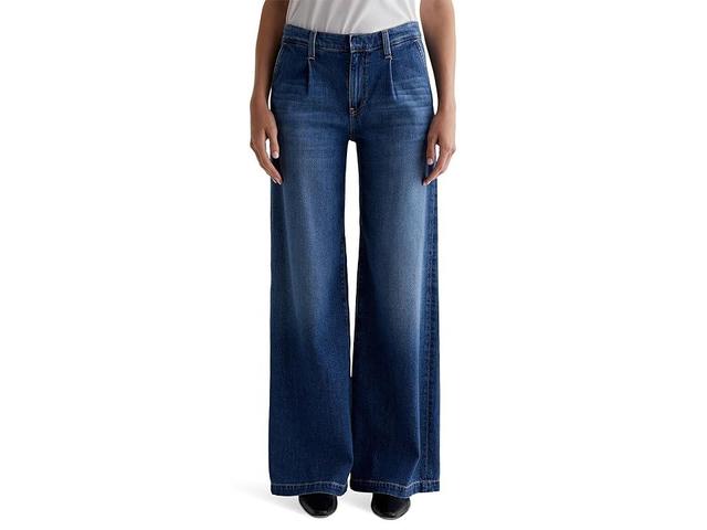 AG Jeans Pleated Stella Wide Leg Palazzo in Provence (Provence) Women's Jeans Product Image