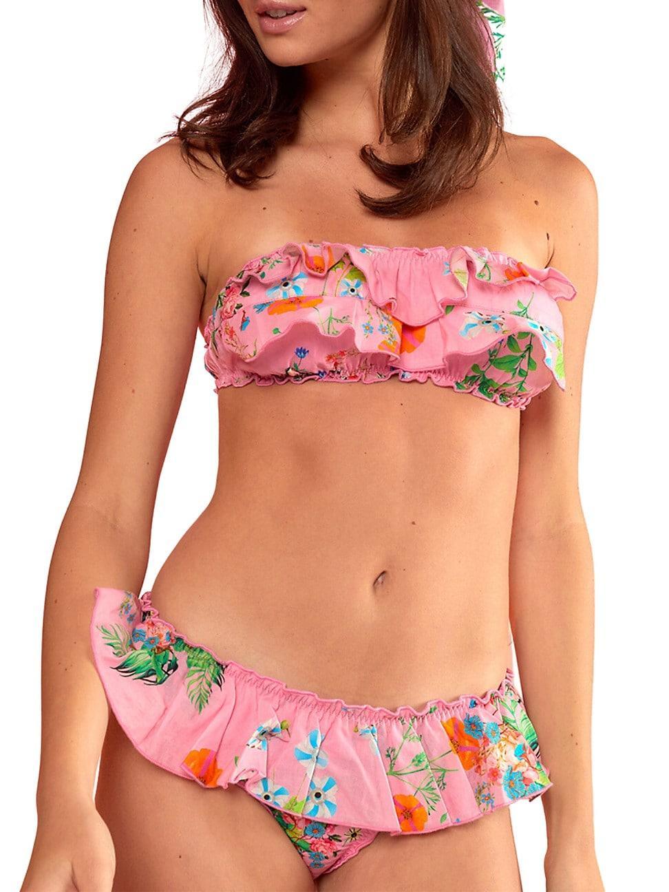 Womens Flirt Ruffle Bikini Bottom Product Image