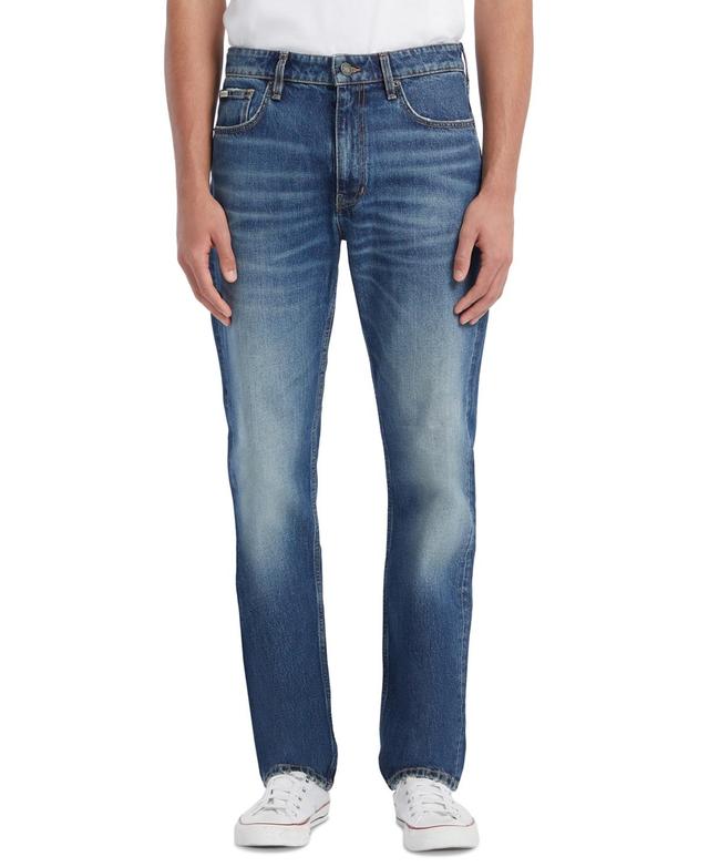 Guess Jeans by Guess Mens Straight-Fit Medium-Wash Jeans Product Image