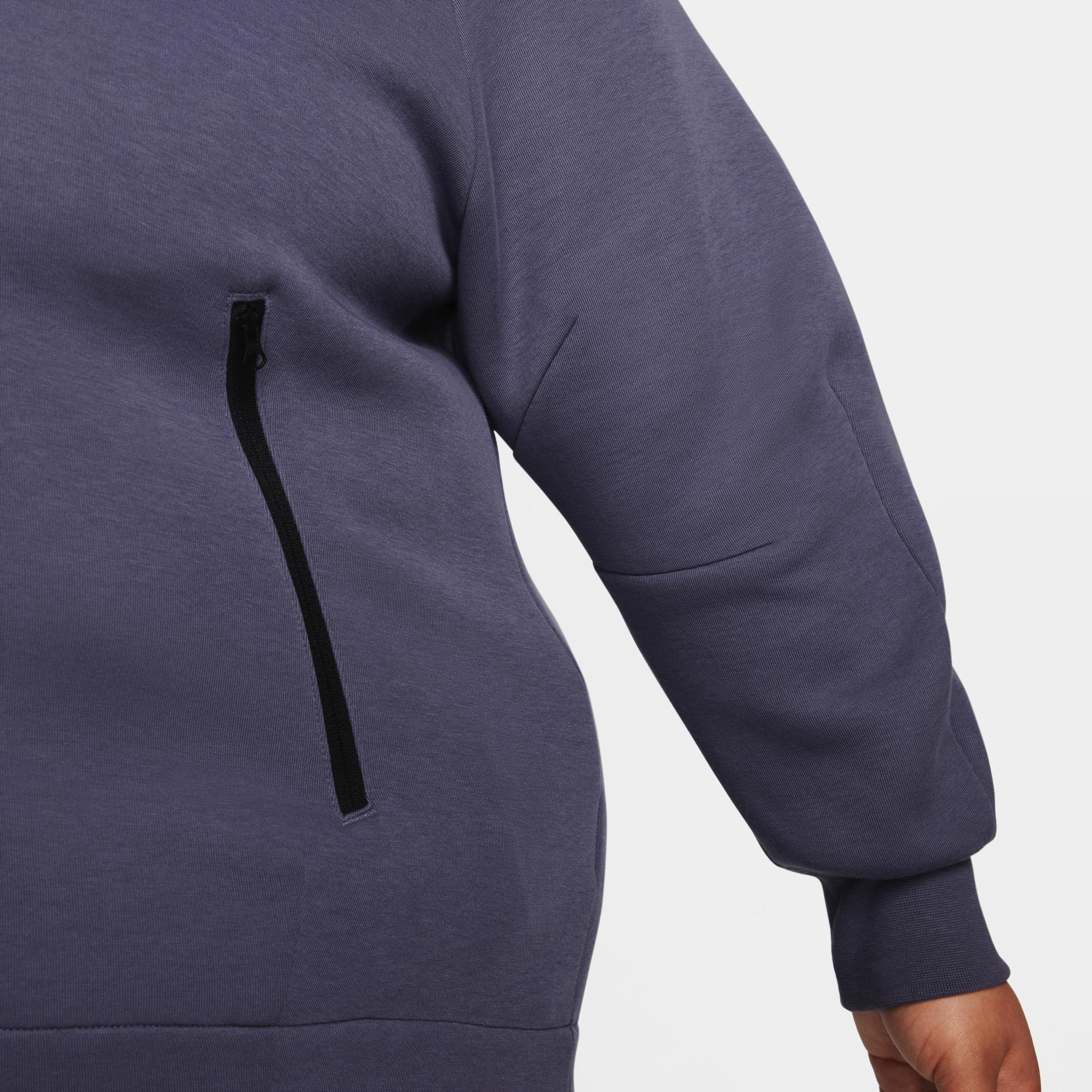 Women's Nike Sportswear Tech Fleece Oversized Full-Zip Hoodie (Plus Size) Product Image