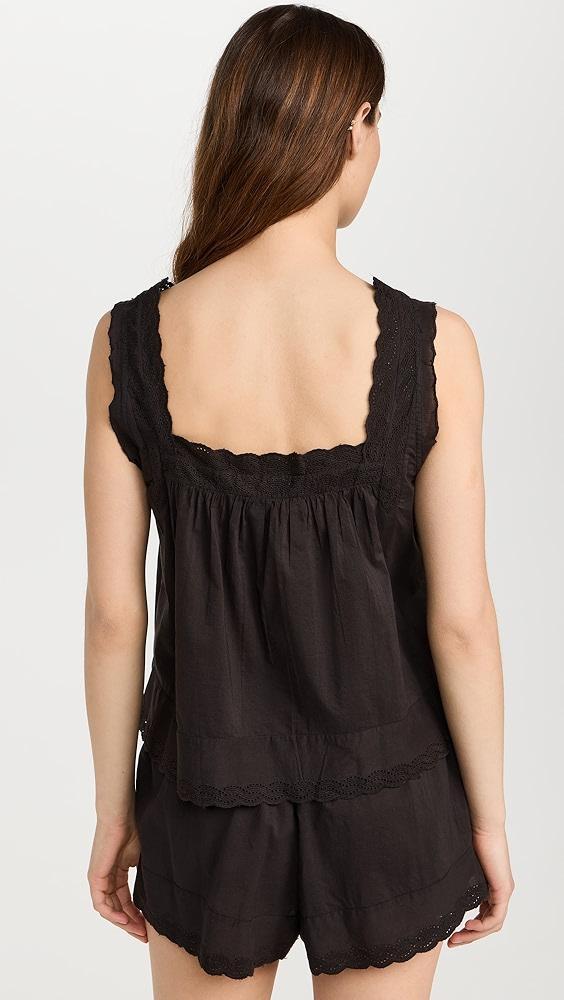 THE GREAT. The Eyelet Tank | Shopbop Product Image