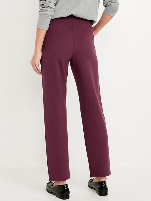 Extra High-Waisted Stevie Straight Pants Product Image