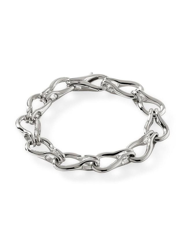 Womens Surf Sterling Silver Link Bracelet Product Image