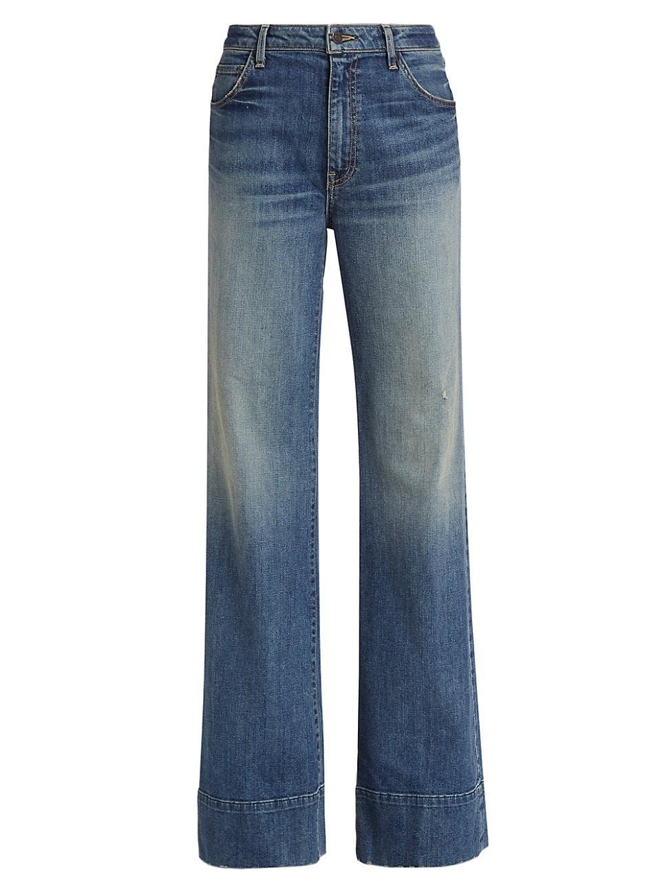 Womens Nadege Wide-Leg Jeans Product Image