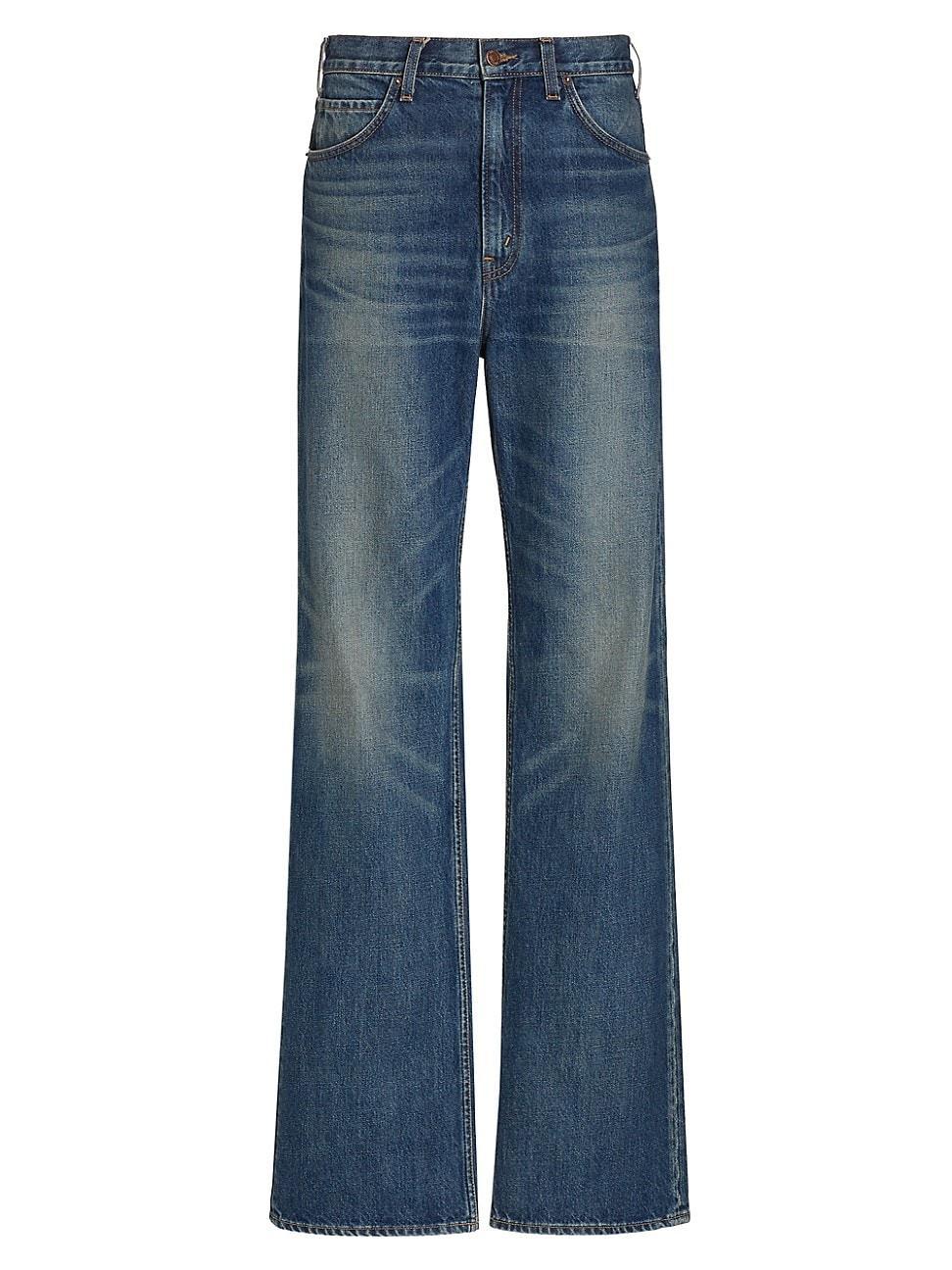 Womens Mitchell High-Rise Straight-Leg Jeans Product Image