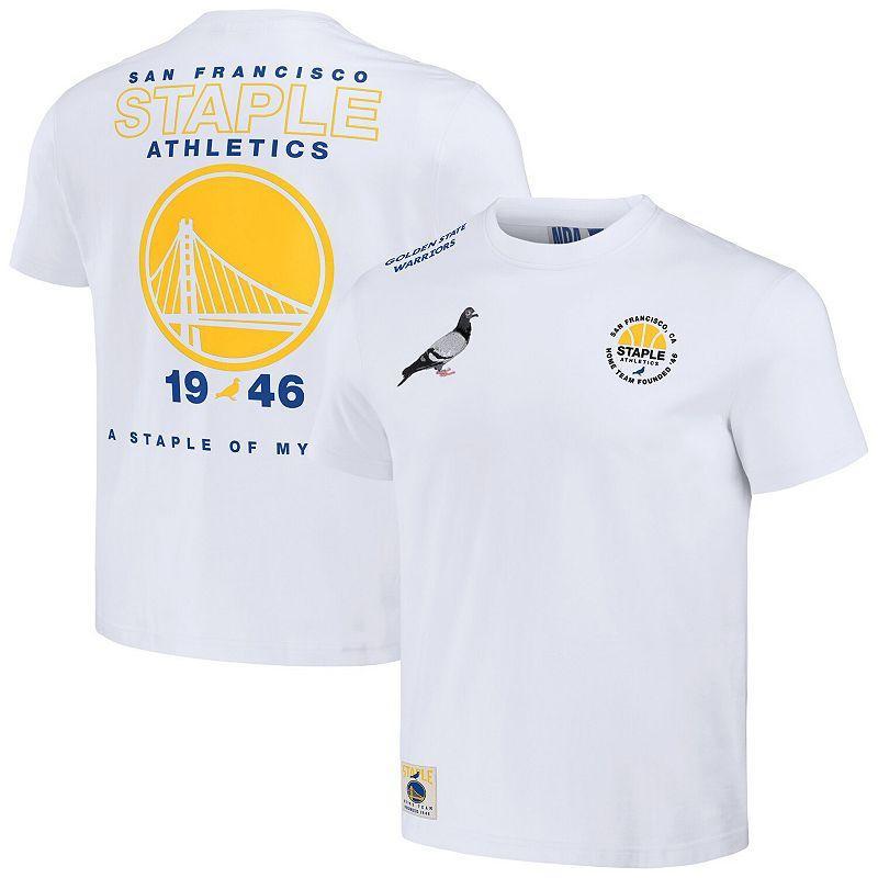 Mens NBA x Staple Golden State Warriors Home Team T-Shirt Product Image