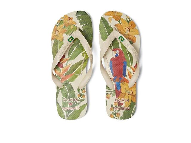 Havaianas Farm Parrot Floral Flip-Flops Women's Sandals Product Image