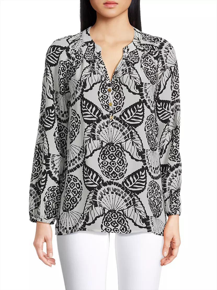 Elsa Silk Print Top Product Image