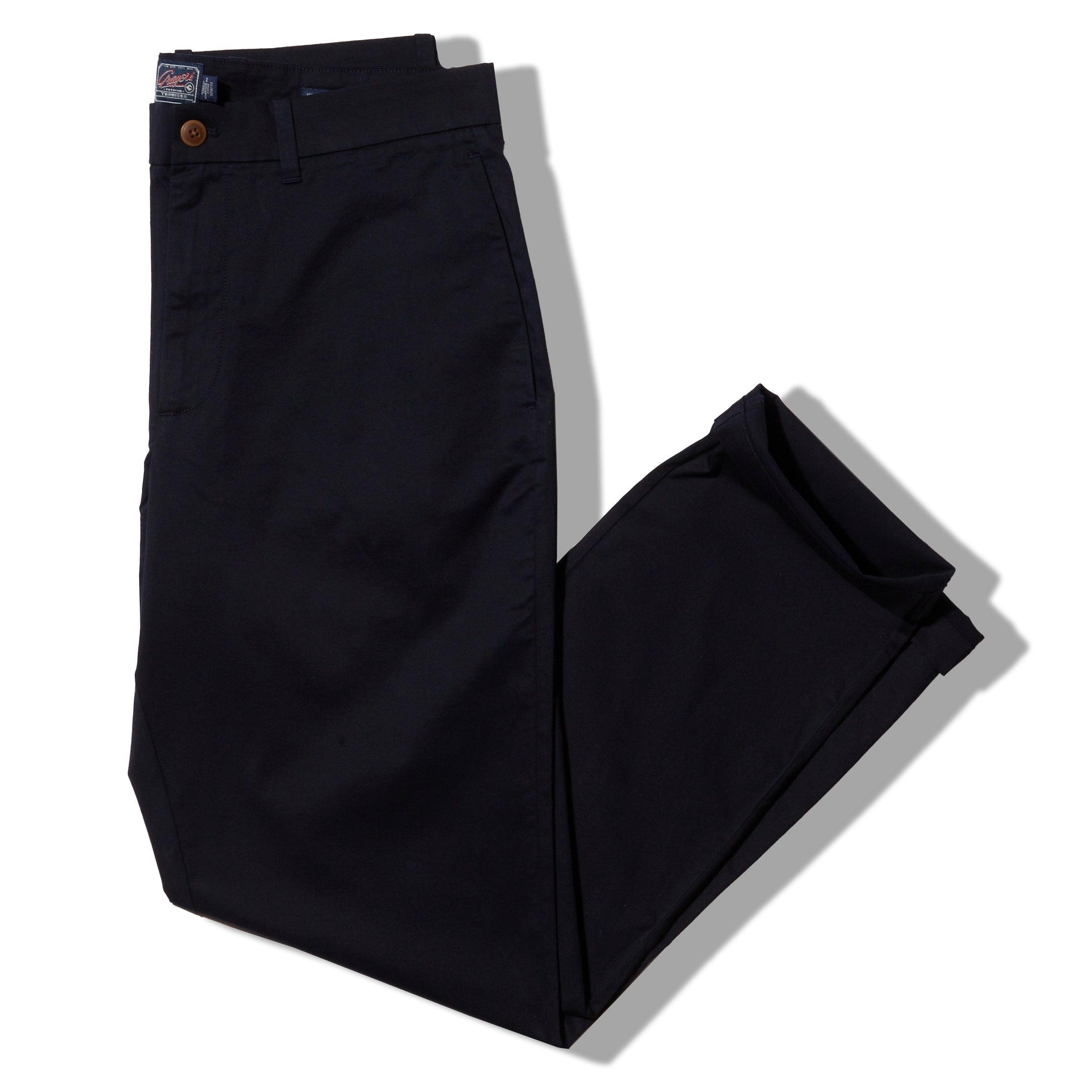 Thompson Flex Stretch Chino (Relaxed Fit) - Dark Navy Product Image