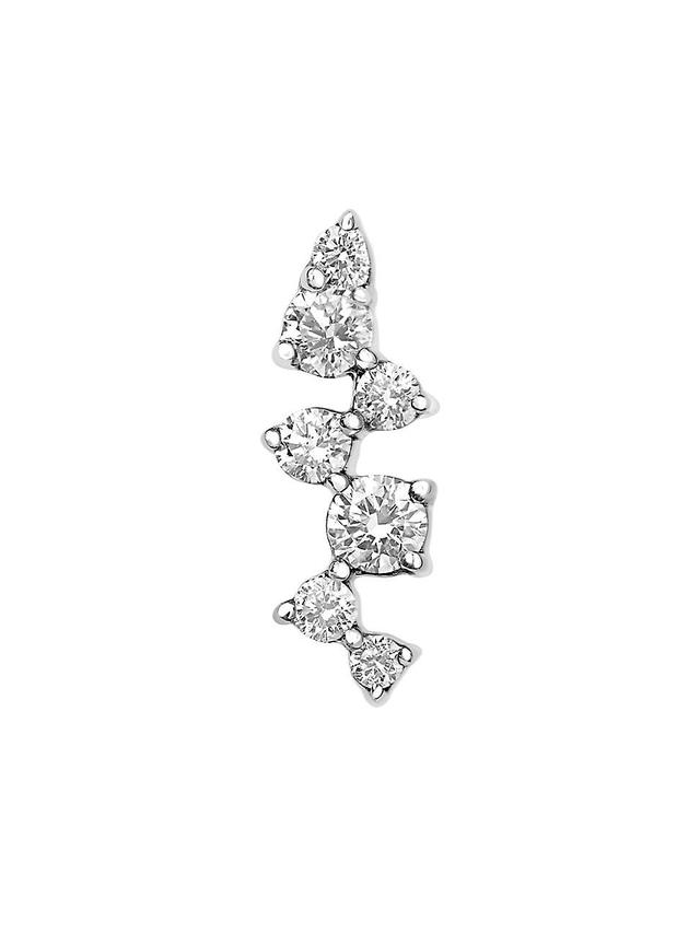 Womens Fairytale 18K White Gold & Diamond Drop Earring Product Image