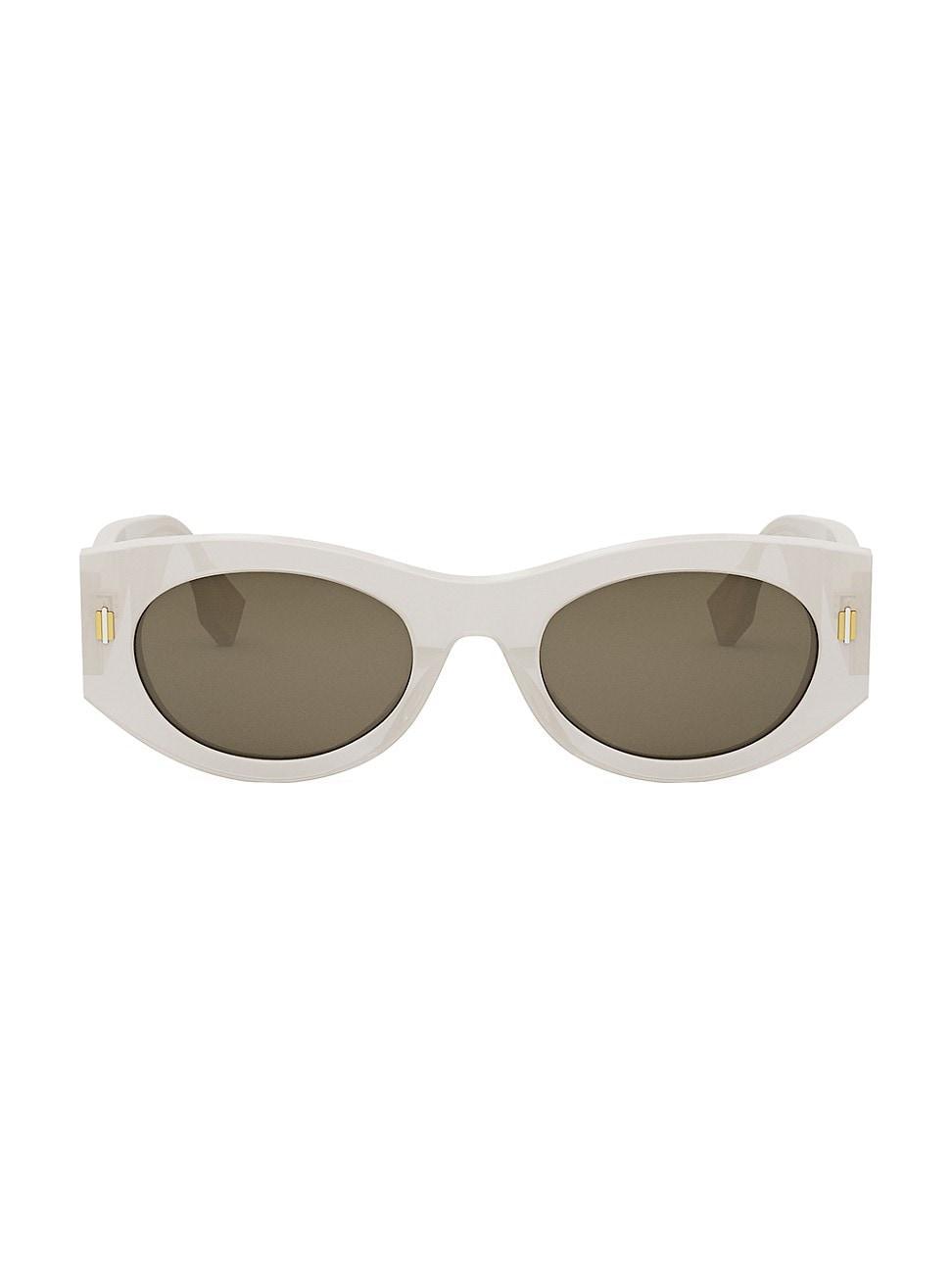 Fendi Roma Acetate Shield Sunglasses Product Image