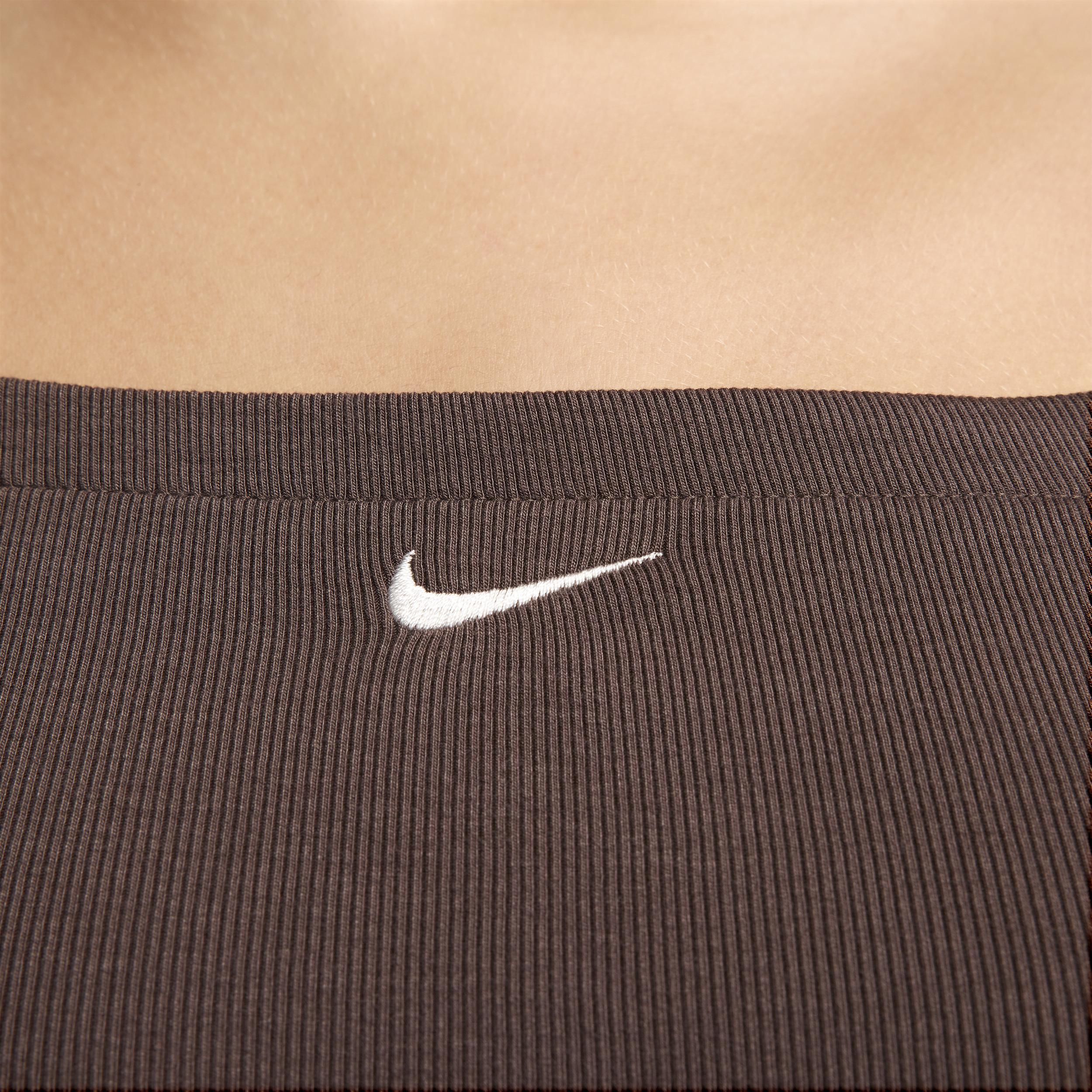 Nike Womens Nike Chill Knit BRIB CMI Dress - Womens Brown/Sail Product Image