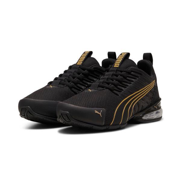 PUMA Voltaic Evo Women's Running Shoes in Black/Gold Product Image