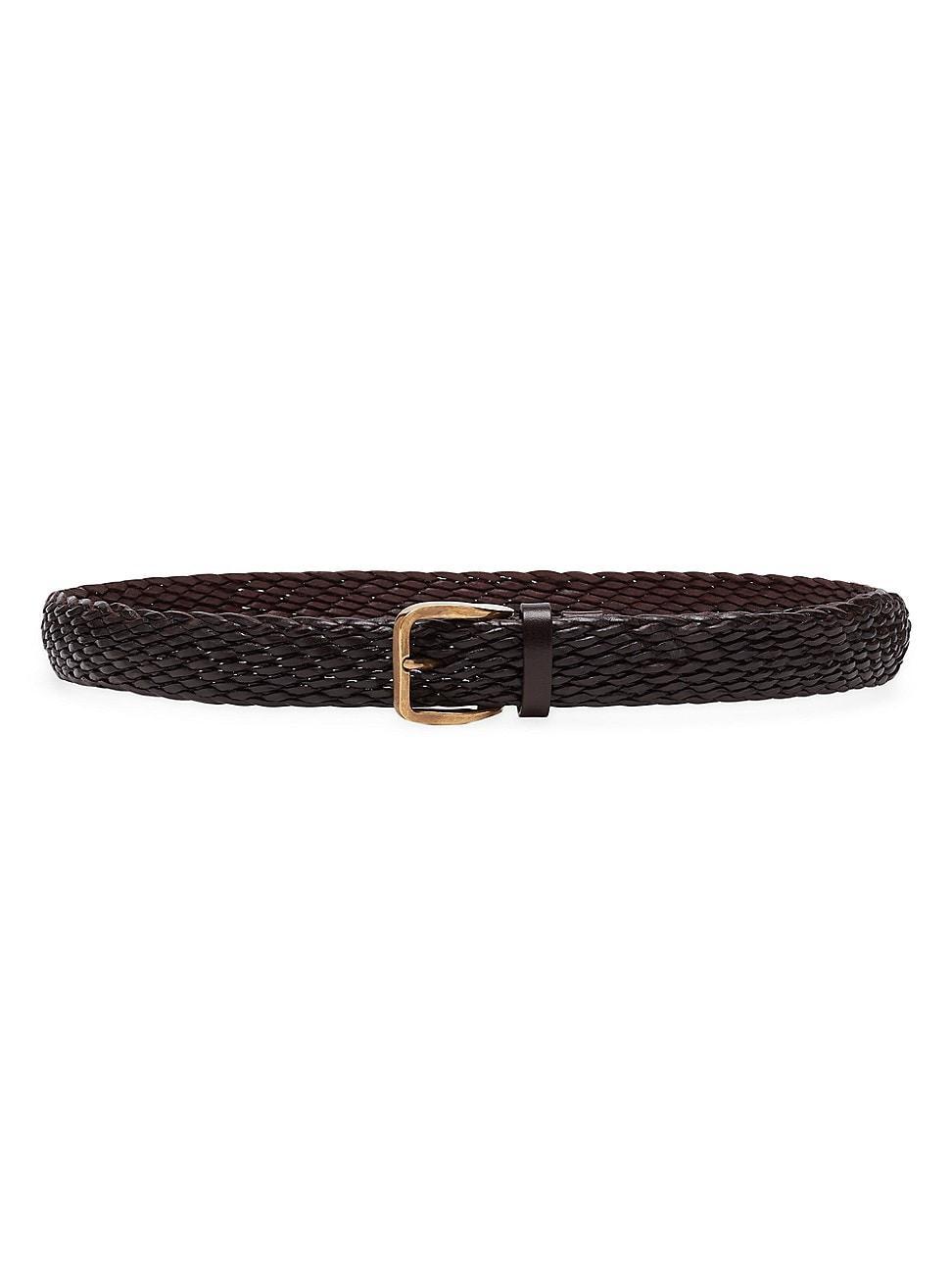 Mens Braided Calfskin Belt Product Image