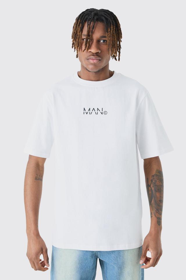 Tall Original Man Print T-shirt | boohooMAN USA Product Image