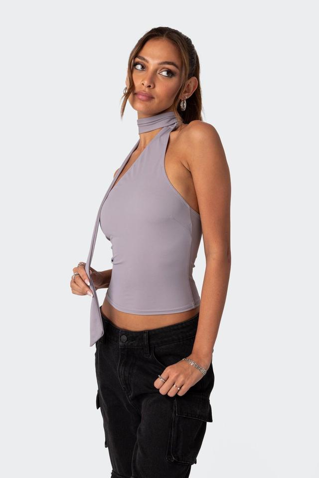 Melony Asymmetric Scarf Top Product Image