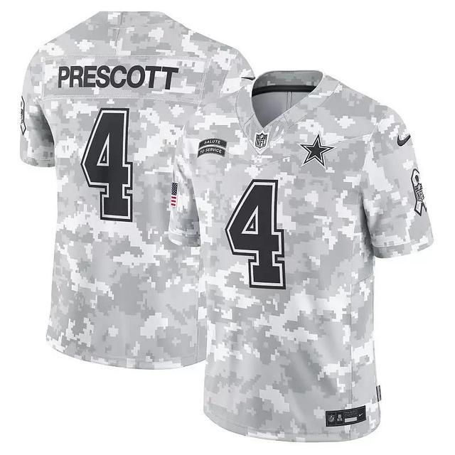 Mens Nike Dak Prescott Arctic Camo Dallas Cowboys 2024 Salute to Service Limited Jersey Product Image