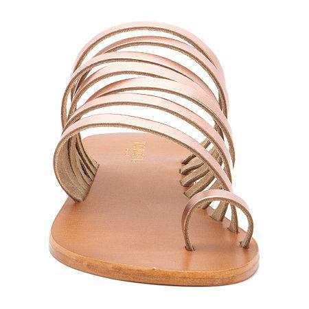 Torgeis Rumina Womens Leather Sandals, Size: 7, Drk Yellow Product Image