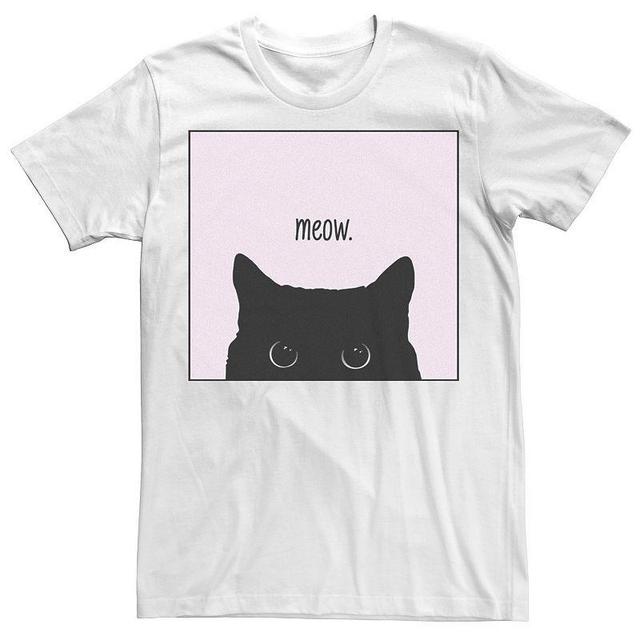 Mens Meow Cat Pop Art Tee Product Image