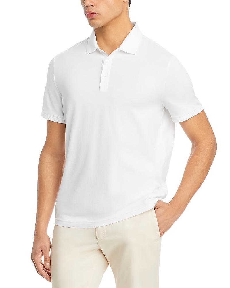 Michael Kors Mercerized Pima Cotton Modern Fit Short Sleeve Polo Shirt Product Image