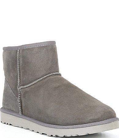 UGG Classic Mini (Dark Grey) Men's Boots Product Image