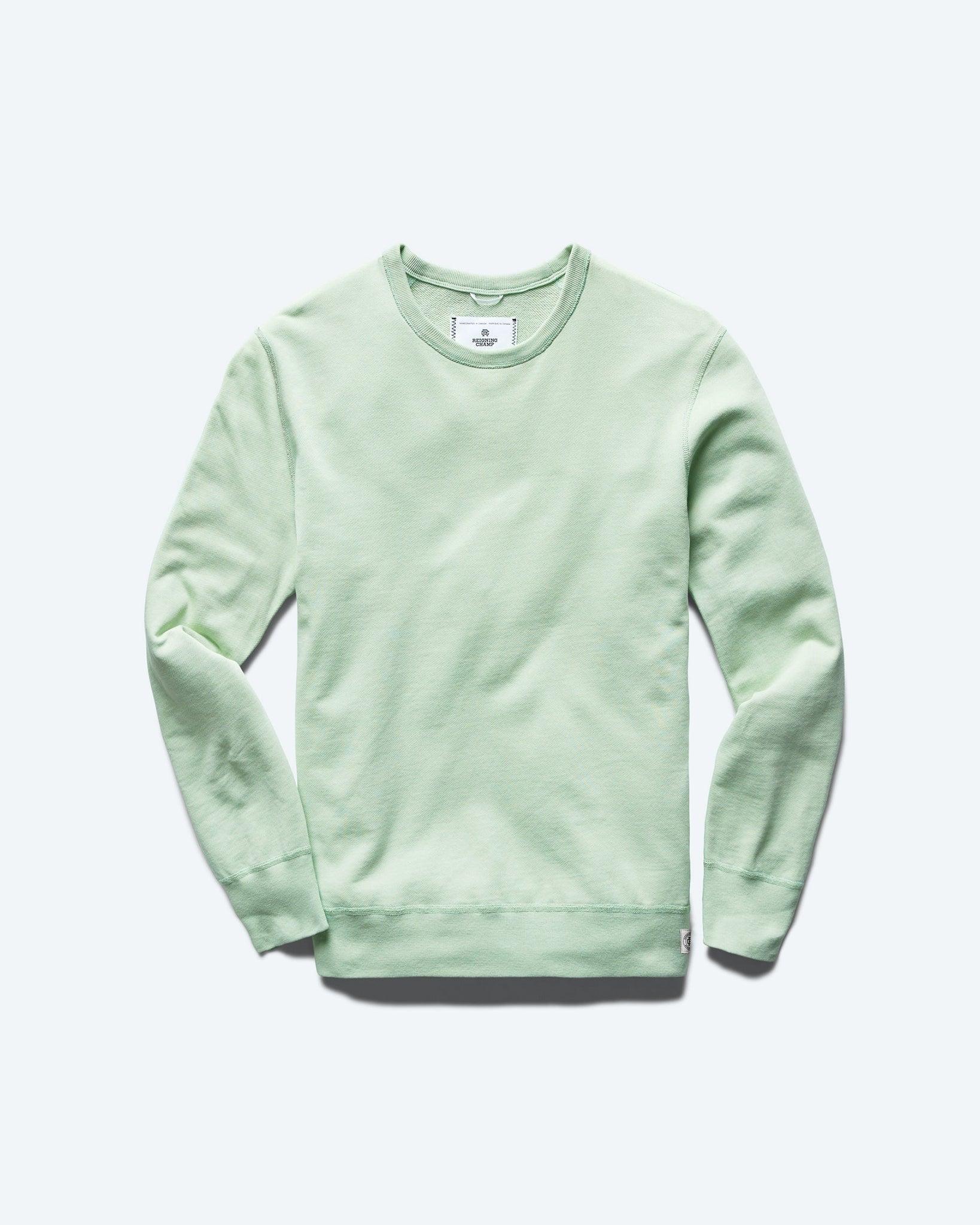 Lightweight Terry Slim Crewneck Male Product Image