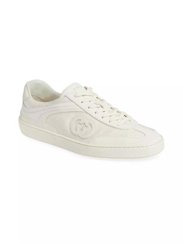 G74 Logo Suede Low-Top Sneakers Product Image