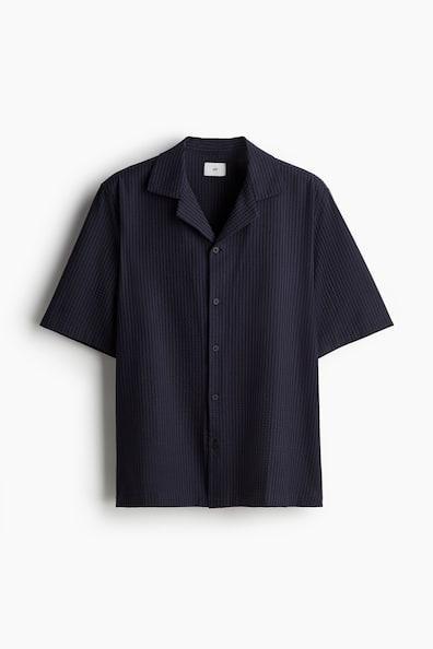 Cotton-Blend Seersucker Shirt Product Image