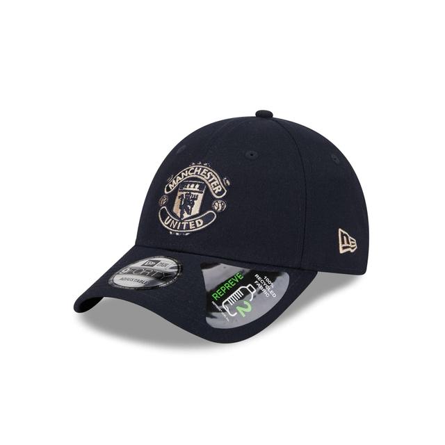 Manchester United Navy 9FORTY Adjustable Hat Male Product Image