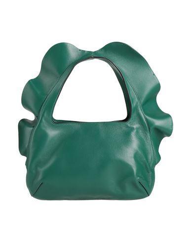 VALENTINO GARAVANI Woman Handbag Green Size - Soft Leather Product Image