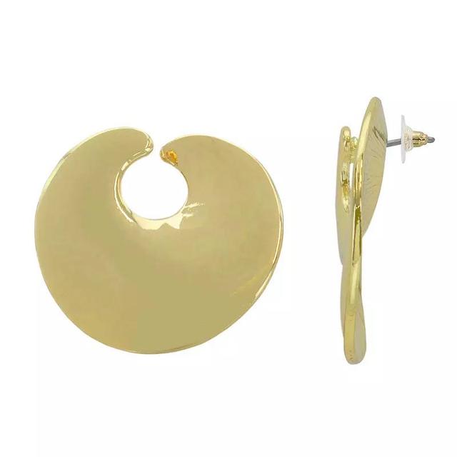 PANNEE BY PANACEA Graduated Circle Drop Earrings, Womens, Gold Product Image