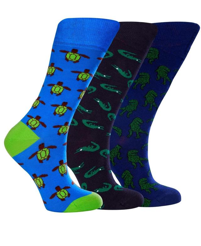 Love Sock Company Womens Ancient Bundle W-Cotton Novelty Crew Socks with Seamless Toe Design, Pack of 3 Product Image