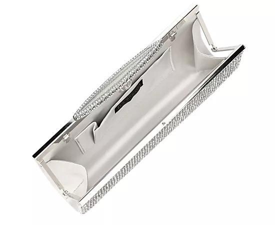 La Regale Womens Metal Mesh Clutch Product Image