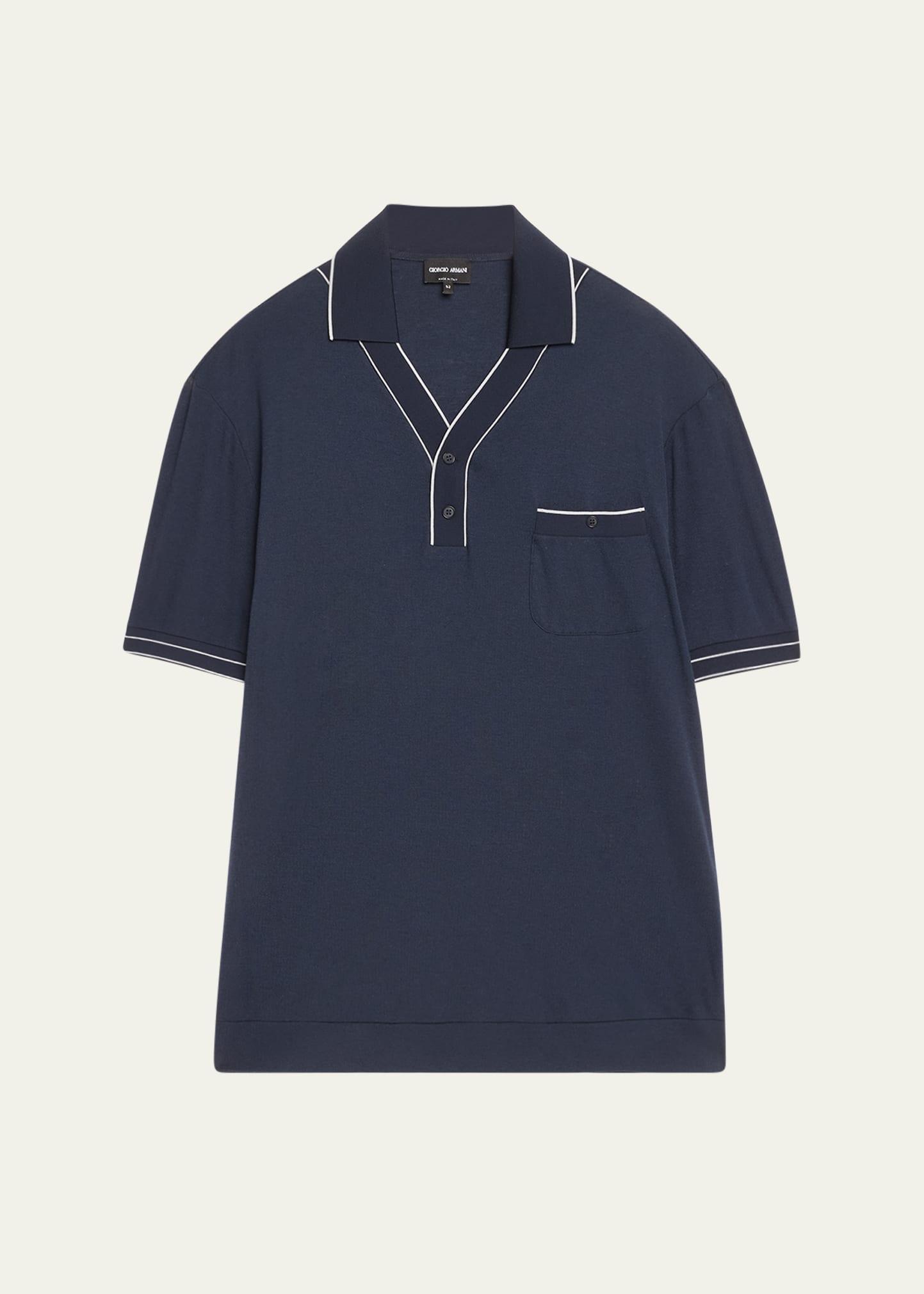 Mens Wool-Blend Polo Shirt Product Image