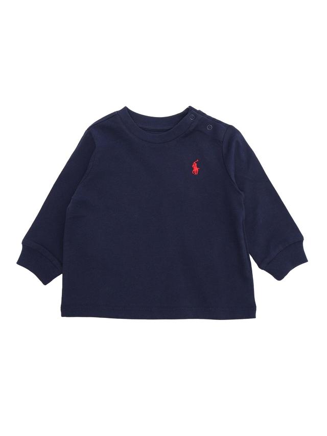 POLO RALPH LAUREN Blue Sweatshirt With Logo Product Image