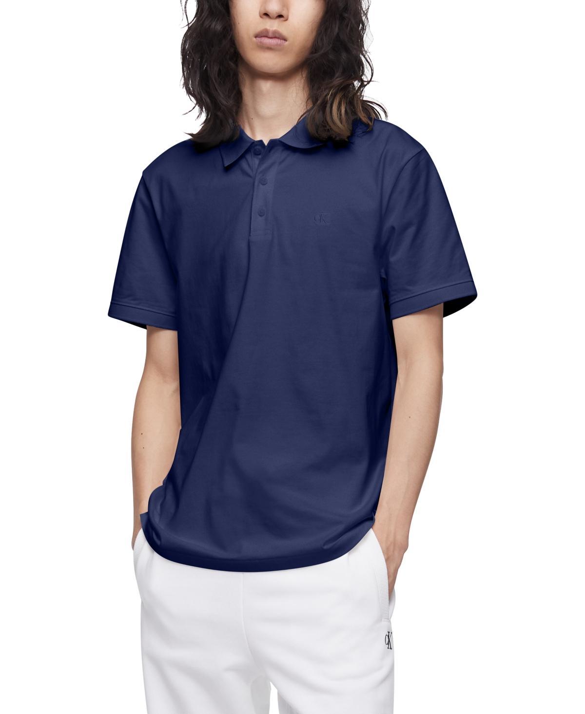 Calvin Klein Short Sleeve Classic Fit Smooth Polo Shirt Product Image