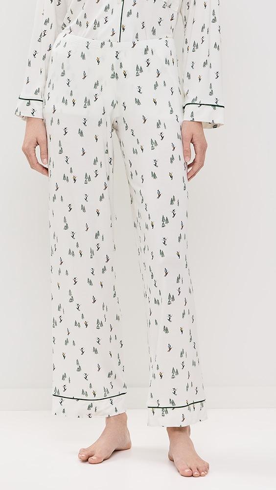 Eberjey Gisele Printed Long PJ Set | Shopbop Product Image