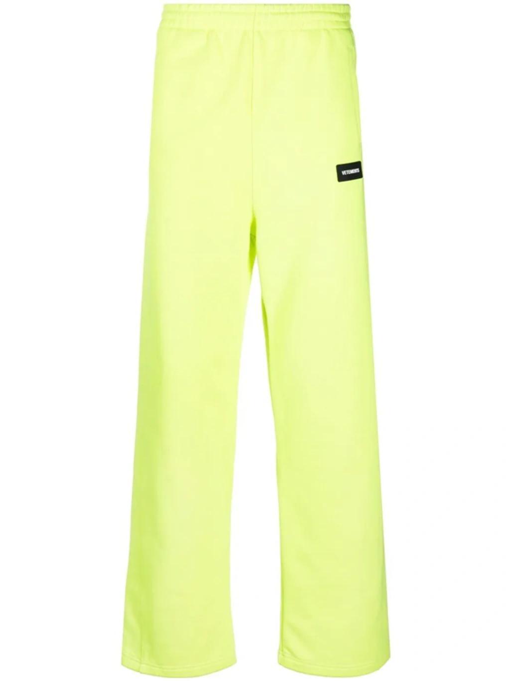 Straight-leg Track Pants In Gelb Product Image